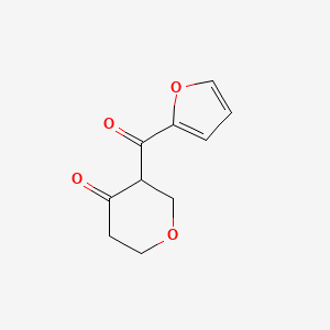 3-(Furan-2-carbonyl)oxan-4-one