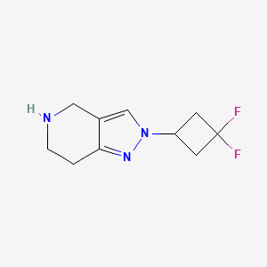 2-(3,3-Difluorocyclobutyl)-4,5,6,7-tetrahydro-2H-pyrazolo[4,3-c]pyridine