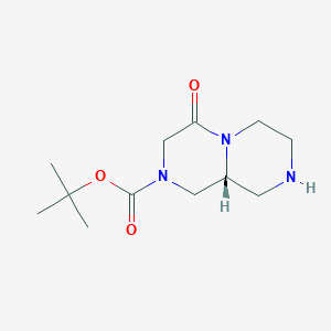 tert-Butyl (R)-4-oxooctahydro-2H-pyrazino[1,2-a]pyrazine-2-carboxylate