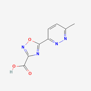 5-(6-Methylpyridazin-3-yl)-1,2,4-oxadiazole-3-carboxylic acid