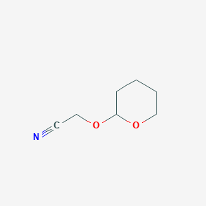 molecular formula C7H11NO2 B1332163 (四氢-吡喃-2-氧基)-乙腈 CAS No. 17521-49-2