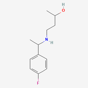 4-{[1-(4-Fluorophenyl)ethyl]amino}butan-2-ol