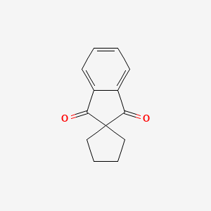 molecular formula C13H12O2 B13321648 Spiro[cyclopentane-1,2'-indene]-1',3'-dione 