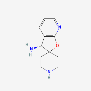 (R)-3H-Spiro[furo[2,3-b]pyridine-2,4'-piperidin]-3-amine