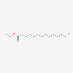 molecular formula C15H29ClO2 B13321674 Ethyl 13-chlorotridecanoate 