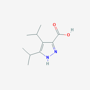 molecular formula C10H16N2O2 B13321703 4,5-Diisopropyl-1H-pyrazole-3-carboxylic acid 