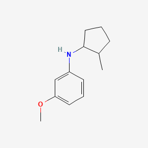 3-methoxy-N-(2-methylcyclopentyl)aniline