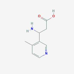 3-Amino-3-(4-methylpyridin-3-yl)propanoic acid