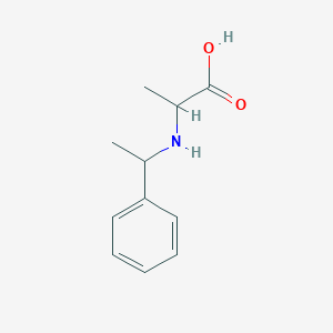 2-[(1-Phenylethyl)amino]propanoic acid