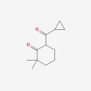 6-Cyclopropanecarbonyl-2,2-dimethylcyclohexan-1-one