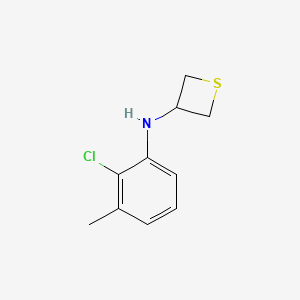 N-(2-Chloro-3-methylphenyl)thietan-3-amine