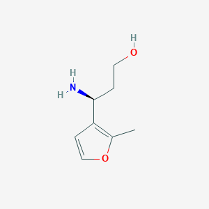 (3S)-3-Amino-3-(2-methyl(3-furyl))propan-1-OL