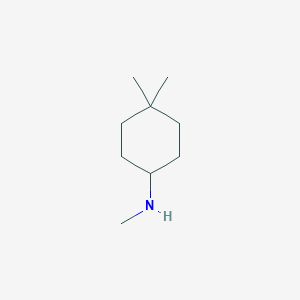 molecular formula C9H19N B1332185 N,4,4-Trimethylcyclohexanamine CAS No. 45815-91-6