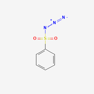 molecular formula C6H5N3O2S B1332189 Benzolsulfonyl-azid CAS No. 938-10-3