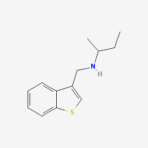 n-(Benzo[b]thiophen-3-ylmethyl)butan-2-amine