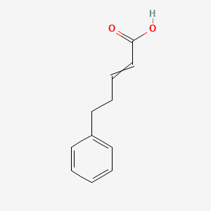 molecular formula C11H12O2 B1332191 5-Phenylpent-2-enoic acid CAS No. 55320-96-2