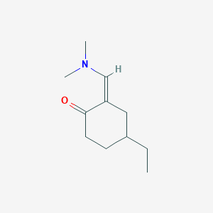 2-[(Dimethylamino)methylidene]-4-ethylcyclohexan-1-one