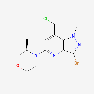 (R)-4-(3-Bromo-7-(chloromethyl)-1-methyl-1H-pyrazolo[4,3-b]pyridin-5-yl)-3-methylmorpholine