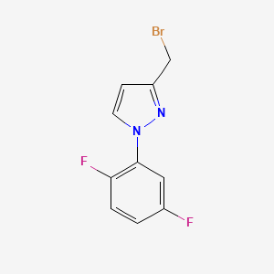 3-(Bromomethyl)-1-(2,5-difluorophenyl)-1H-pyrazole