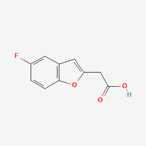 2-(5-Fluoro-1-benzofuran-2-yl)acetic acid