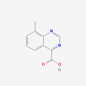 molecular formula C10H8N2O2 B13322125 8-Methylquinazoline-4-carboxylic acid 