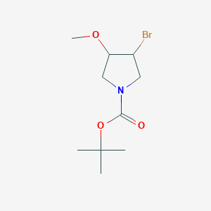 tert-Butyl 3-bromo-4-methoxypyrrolidine-1-carboxylate