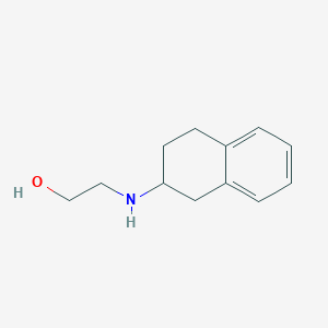 2-[(1,2,3,4-Tetrahydronaphthalen-2-yl)amino]ethan-1-ol