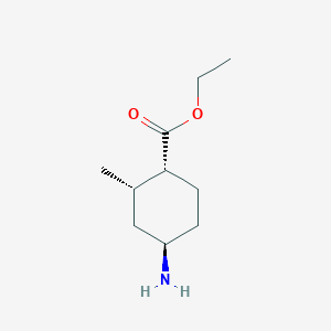 Rel-ethyl (1R,2S,4R)-4-amino-2-methylcyclohexane-1-carboxylate