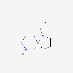 molecular formula C10H20N2 B13322165 1-Ethyl-1,7-diazaspiro[4.5]decane 