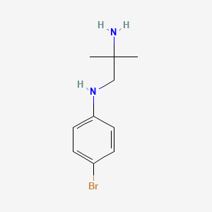 N1-(4-Bromophenyl)-2-methylpropane-1,2-diamine