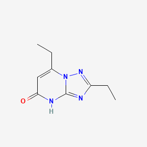 2,7-Diethyl-4H,5H-[1,2,4]triazolo[1,5-a]pyrimidin-5-one