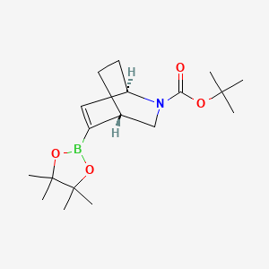 (1R,4S)-tert-Butyl 5-(4,4,5,5-tetramethyl-1,3,2-dioxaborolan-2-yl)-2-azabicyclo[2.2.2]oct-5-ene-2-carboxylate