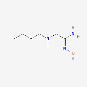 2-(Butyl(methyl)amino)-N-hydroxyacetimidamide