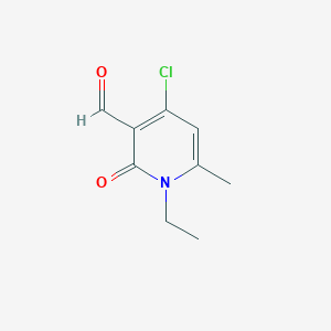 4-Chloro-1-ethyl-6-methyl-2-oxo-1,2-dihydropyridine-3-carbaldehyde