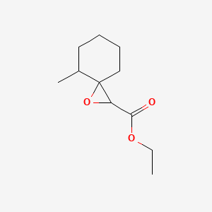 molecular formula C11H18O3 B13322317 Ethyl 4-methyl-1-oxaspiro[2.5]octane-2-carboxylate 