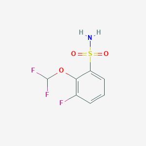 2-(Difluoromethoxy)-3-fluorobenzene-1-sulfonamide