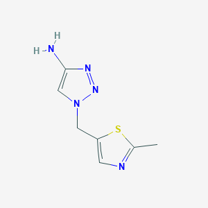 1-[(2-methyl-1,3-thiazol-5-yl)methyl]-1H-1,2,3-triazol-4-amine