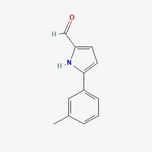 5-(3-Methylphenyl)-1H-pyrrole-2-carbaldehyde