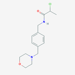 2-Chloro-N-(4-(morpholinomethyl)benzyl)propanamide