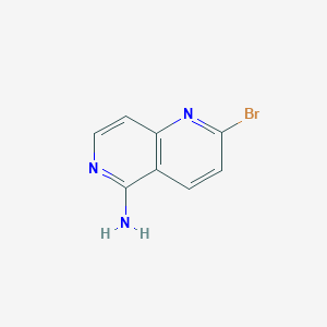 2-Bromo-1,6-naphthyridin-5-amine