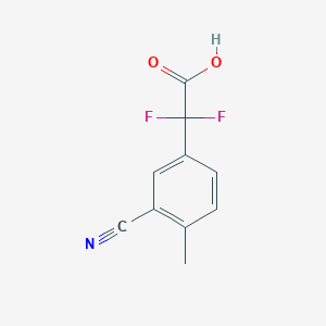 2-(3-Cyano-4-methylphenyl)-2,2-difluoroacetic acid