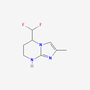 5-(Difluoromethyl)-2-methyl-5H,6H,7H,8H-imidazo[1,2-a]pyrimidine