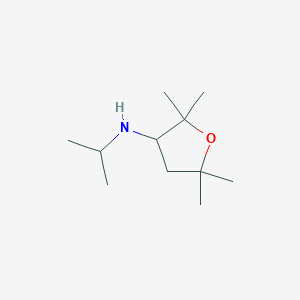 2,2,5,5-tetramethyl-N-(propan-2-yl)oxolan-3-amine