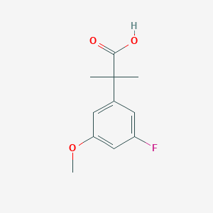 2-(3-Fluoro-5-methoxyphenyl)-2-methylpropanoic acid