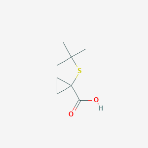 1-(Tert-butylsulfanyl)cyclopropane-1-carboxylic acid