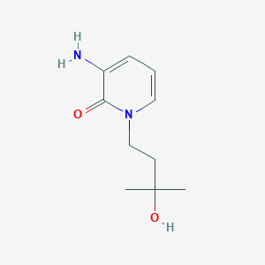 3-Amino-1-(3-hydroxy-3-methylbutyl)-1,2-dihydropyridin-2-one