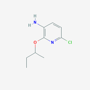 2-(Butan-2-yloxy)-6-chloropyridin-3-amine