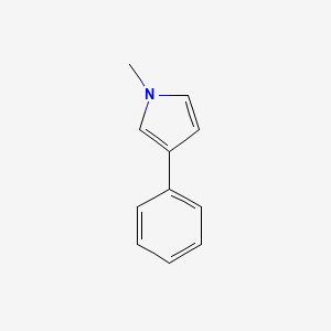 molecular formula C11H11N B13322615 1-methyl-3-phenyl-1H-pyrrole 