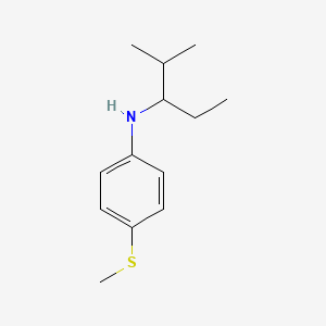 N-(2-Methylpentan-3-yl)-4-(methylsulfanyl)aniline