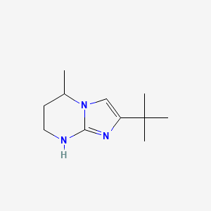 2-tert-Butyl-5-methyl-5H,6H,7H,8H-imidazo[1,2-a]pyrimidine